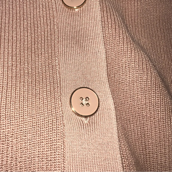 Talbots Beige Button-Up Cardigan Sweater - Picture 3 of 5